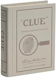 WS Game Company Clue Vintage Bookshelf Edition - Classic Murder Mystery Board Game in Linen-Wrapped Book Case with Retro 1949 Design, for Kids, Adults & Family, Ages 8+