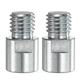 HARFINGTON 2pcs M14 Female to 5/8"-11 Male Adapter Polisher Adaptor Connecting Angle Grinder Attachment Thread Adapter Conversion Tool for Diamond Core Bit Polishing Pad Wheel