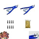 TTBellok 2 Pcs Balloon Filling Expander Pliers, Stainless Steel Balloon Stuffing Tool, Balloon Stretcher for Balloon Sequin Stuffing with 50 Pcs Transparent Balloons and Sequin