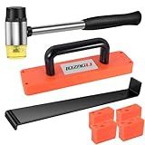 LOZAGU 43-Piece Laminate Flooring Tools, LVP installation kit, Vinyl Flooring Tools, Tapping Block with Handle, Spacers, Double-Faced Mallet and Pull Bar (43-PIECE)