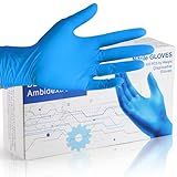 PEIPU Nitrile Gloves Disposable Gloves (Medium, 100-Count), 4 Mil,Powder Free, Cleaning Service Gloves, Latex Free