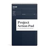 BestSelf Project Action Pad – 60 Sheets, Project Tracker & Manager Pad