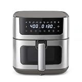 KMFurnila 8-in-1 Air Fryer 6 Quarts, Airfryer with Presets and Window
