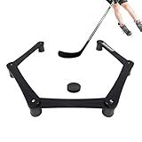GIRISHIP Hockey Training Equipment, Adjustable Hockey Stick Handling Trainer for Puck Control and Coordination, Portable Stickhandling Training Tool (5 Section)