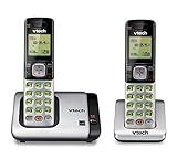 VTech CS6719-2 2-Handset Cordless Phone with Caller ID/Call Waiting, Handset Intercom & Backlit Display/Keypad, Silver