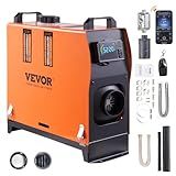 VEVOR 8KW Diesel Heater All in One, Diesel Air Heater with Bluetooth App Control, Portable Parking Heater Automatic Altitude Adjustment Max 18045 ft, Remote Control and LCD, for Vehicles