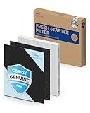 COWAY AP-1512HH & 200M Air Purifier Filter Replacement, Fresh Starter Pack, 2 Fresh Starter Deodorization Filters and 1 True HEPA Filter, 1 Pack, Black