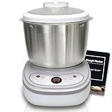Dough Maker with Ferment Function 7.4Qt Large Capacity Dough Mixer,Commercial&Household Bread Mixer for Pizza, Noodles, Bread,Sourdough Kneading Machine with Stainless Steel Bowl, Face-up Touch Panel