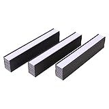 Eeoyu Magnetic Label Holders with Magnets Magnetic Data Card Holders with Clear Plastic Protectors for Metal Shelf, Whiteboard, Set of 30 (1 x 8 Inch)