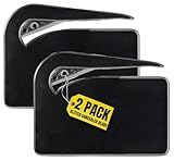 1InTheOffice Letter Opener, Envelope Opener Slitter Concealed Blade, Black 2 Pack