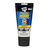 DAP Plastic Wood All Purpose Latex Wood Filler, White, 6 Oz - Packaging may vary