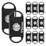 12pack Cigar Cutter Set, Double Blade Groomsmen Proposal Gifts for Wedding Day Guillotine Cigar Cutter Cigars Gifts for Men, Cigars Accessories Tool Bachelor Party Favors(11 Groomsman & 1 Best Man)
