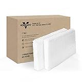 Vornado MD1-0034 Replacement Humidifier Wick (2-Pack), 1-Inch Thick, Replace at Recommended Intervals for Best Performance, Disposable, Genuine Fit for Select Evaporative Humidifiers, White