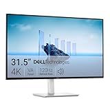 Dell 32 Plus 4K Monitor - S3225QS - 31.5-inch 4K (3840 x 2160) up to 120Hz 16:9 Display, VA Panel, AMD FreeSync Premium, 99% sRGB, 95% DCI-P3, 1500:1 Contrast Ratio, Comfortview Plus - Ash White