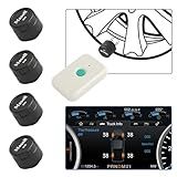 Masoll TPMS Sensor for Ford F-150 Bronco Escape Expedition Explorer Focus Fusion Ranger, Lincoln Mercury, TPMS Sensors Set of 4 with TPMS19 Relearn Tool, External Tire Pressure Monitoring Sensor