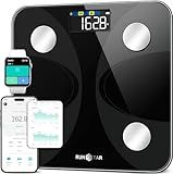Scale for Body Weight and Fat Percentage, RunSTAR Digital Accurate Bathroom Smart Scale with Large Display, FSA&HSA Eligible 13 Body Composition Analyzer Sync App