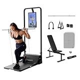 Speediance Gym Monster Smart Home Gym, Multifunctional Strength Training Machine, Smith Machine Power Cage Workout Station, Squat Rack Cable Machine, Full Body Fitness Equipment for Home Workout