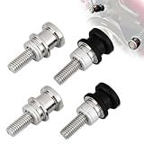 WOWTK Detachables Sissy Bar Luggage Rack Tour Luggage Pack Rack Docking Hardware Kit fits for Harley Softail FLDE, FLHC, FLHCS, FLSL, FXBB and FXST Models 2018-2024