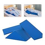 Fanwer Positioning Wedge Pillow for Side Sleeping (3 in 1), 40 Degree Triangle Bed Wedges & Body Positioners for Back Pain, Preventing Bedsores, After Surgery, Knees Elevated, Pregnancy