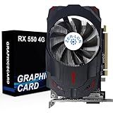 ZER-LON Radeon RX 550 4GB Graphics Card, GDDR5 128 Bit PCIE 3.0 Computer Gaming Gpu, 1183MHz Video Card with HDMI/DP/DVI Ports Support 4K