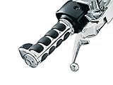 Kuryakyn 6250 Motorcycle Handlebar Accessory: ISO Throttle Boss, Universal Fit with Kuryakyn ISO Grips, Chrome, Pack of 1