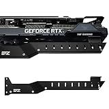 EZDIY-FAB GPU Holder Brace Graphics Card Support, Video Card Sag Holder/Holster Bracket Support RX6700, RTX3090 - 309EZ-Black