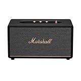 Marshall Stanmore III Bluetooth Home Speaker - Loud Stereo Sound with Bass and Treble Controls | Plug-in Powered | Record Player Compatible | RCA and 3.5mm Aux Inputs - Black