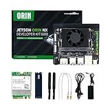 Yahboom Jetson Orin NX Super 16GB RAM 157 Tops Developer Kit Ubuntu Jetpack6.2 with 256GB SSD, Power Supply, for AI Large Model (Orin NX 16GB Developer Kit)