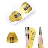 Nail Forms for Builder Gel 100pcs Nail Extension Forms Beautiful for DIY at Home NailForms for Acrylic Nails Create Long Lasting Gel Extensions Professional Nail Art Supplies