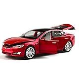 gidoyi Toy Car Model S Alloy Model Cars Pull Back Vehicles 1/32 Scale Car Toys for Toddlers Kids (Red)