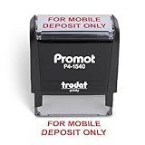Promot for Mobile Deposit Only - Self Inking Rubber Stamp - Ink Stamps