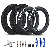 12.5x2.75 (12-1/2x2.75) Tire and Inner Tube Set for Razor Dirt Rocket MX350 MX400 Dune Buggy E-zip E500 E750 X-Treme eZip Mongoose Electric Scooter Parts 2 Pack