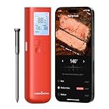 ThermoMaven Smart Bluetooth Wireless Meat Thermometer, 10X Enhanced Sub-1G Signal and Stability, Standalone Display Base, Certified Accuracy ±0.5°F, WiFi Unlimited Range for BBQ, Oven, Smoker, Grill