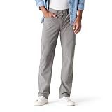 Levi Strauss Signature Gold Men's Comfort Flex-Pro Straight Pants (Available in Big & Tall), Smoked Pearl, 42W x 34L