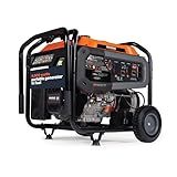 Generac 12,500/9,500-Watt Tri-Fuel Portable Generator - Electric Start - Gas, Propane or Natural Gas - Home Backup, Jobsite, or RV - Quiet Operation - Long Runtime - 49-State Compliant