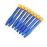 Maxmartt 8pcs Adjust Frequency Screwdriver Set - Anti-static Kit for High Frequency Circuit Adjustment - Plastic Alignment Tool