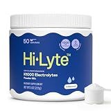 Hi-Lyte K1000 Electrolytes Powder, Unflavored, 50 Servings
