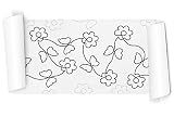 Groovy Patterns Butterflies and Flowers - Pantograph Patchwork Quilt Pattern - Long Arm Board Sewing Patterns - Quilting Templates Sewing Supplies