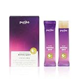 PURIKA MUCIN Glow, 1200mg Snail Mucin Supports Skin Elasticity, Collagen Peptides Jelly Stick, Kiwi Flavor, Biotin, Vitamin C, Hyaluronic Acid, Prebiotics, Korean Skin Care, 10 Sticks