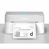 MUNBYN Bluetooth Thermal Label Printer RW403B, Wireless 4x6 Shipping Label Printer for Small Business, Compatible with Android, iPhone, Windows, Mac, Chromebook, Print Width 1.57"-4.25"