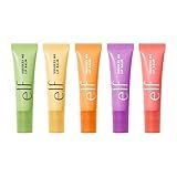 e.l.f. Squeeze Me Lip Balm Set, Includes Strawberry, Vanilla Frosting, Peach, Grape & Honeydew, Moisturizing Lip Balm, Vegan & Cruelty-Free