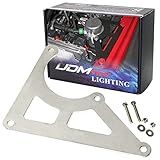 iJDMTOY Stainless Steel Brake Booster Air/Vacuum Pump Relocation Holder Adapter, Compatible With Jeep 2012-2017 Wrangler JK JKU