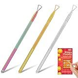 JIYIN 3 Pcs Lottery Ticket Scratcher Tool, Metal Scratch Off Tool, Lottery Scratcher Tool, Lotto Scratcher Label Scraper, Multi-Use Scraping Tool for Flawless Reveals Pin Numbers on Present Cards