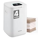 VEVOR Towel Warmers for Bathroom, Towel Warmer Bucket with Child Lock & High-Temp Light & 24H Delay Timer & Auto Shut Off Fits up to 4 Oversized Towels, Blankets, Clothes, Bathrobes and More, White