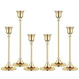 Candlestick Holders,Taper Candle Holder for Candlesticks Gold Brass Vintage Candle Stick Candle Holders Candelabra Candle Holder for Fireplace Party Dining Home