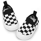 BACSAC Baby Shoes Toddler Shoes Boys Girls Infant Sock Shoes Lightweight Breathable Walking Baby Shoes 6-36 Months Black,12-18 Months