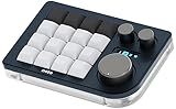 KEEBMONKEY Megalodon Triple Knob Macro Pad Programmable Designer Mini Keyboard 16 Keys (Navy)