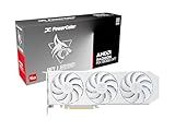 PowerColor Hellhound Spectral White AMD Radeon RX 9060 XT 16GB GDDR6 Graphics Card