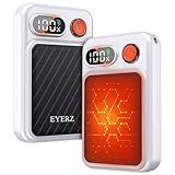 Electric Hand Warmers Rechargeable 2 Pack, LED Display & 4 Heat Levels, Magnetic Pocket Heater for Hunting Gear, Outdoor Work, Raynauds, Arthritis, Golf, Camping, Skiing, Women Men Gifts for Christmas