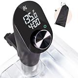 Greater Goods Sous Vide Cooker, 1100W, No App or WiFi Needed (Onyx Black)